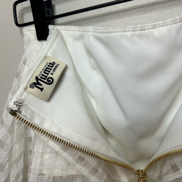 Show Me Your Mumu Window Pane White Checkered Women's Crop Top - Picture 4 of 8